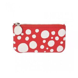 LOUIS VUITTON Monogram Ann Platt Pochette Cle LVxYK Yayoi Kusama